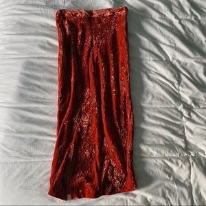 Anthropologie Velvet skirt🌟